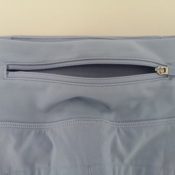 NWT LULULEMON BLEN Light Blue LTWT Speed Up Low Rise 2.5" Lined Shorts 8 - Picture 6 of 8